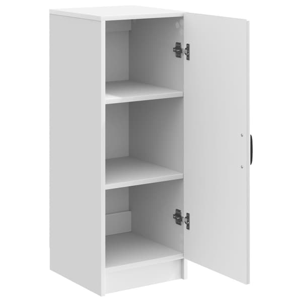 Sideboard Vit högglans 33 x 34,5 x 87 cm Konstruerat trä