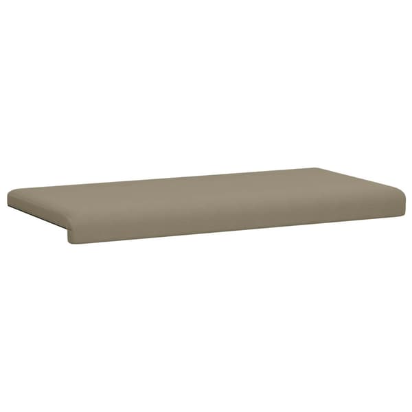 Bänk kudde Texturerad Sammet Kaki Djup 35 cm
