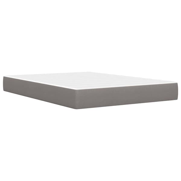 Sängram Taupe 140 x 190 cm Polyester