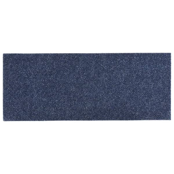 Trappmattor självhäftande 15 st 60x25 cm gråblå rektangulära