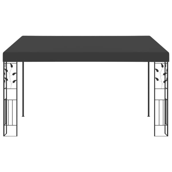 Väggmonterad paviljong 4x3x2,5 m antracit