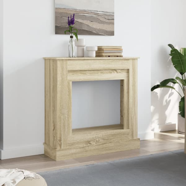 Spiselkrans sonoma-ek 90x30x90 cm konstruerat trä
