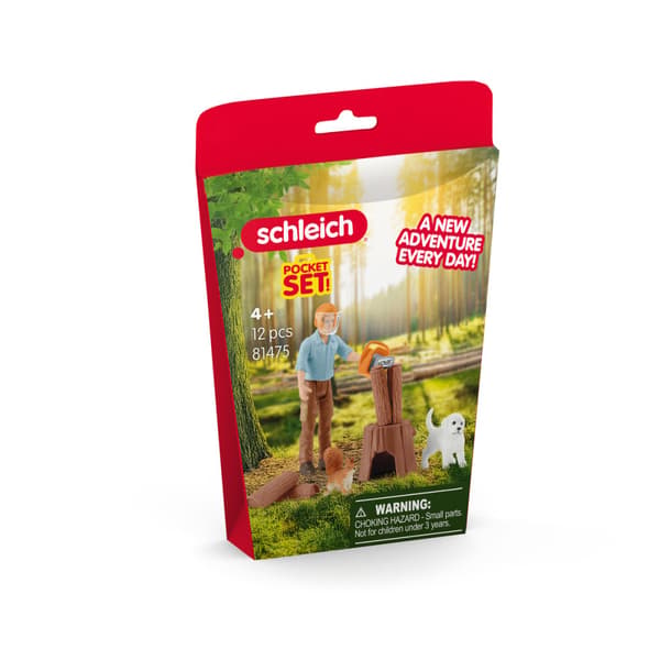 Schleich Pocket Set Skogsvaktare