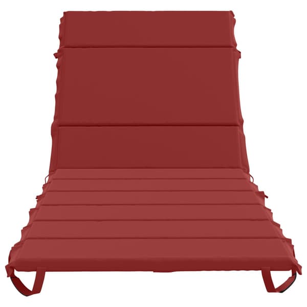 Solstol Kudde GEMERT 100% Polyester Vinröd 200 x 80 x 3 cm