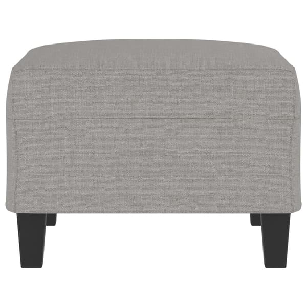 Fotpall Ljusgrå 70x55x41 cm tyg