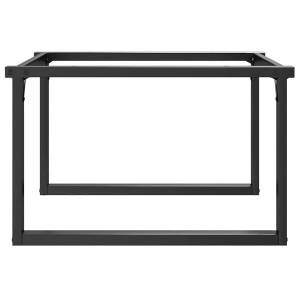 Bordsben för soffbord O-ram 70x60x43 cm stål