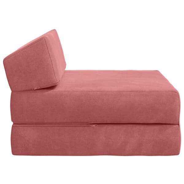 Fällbar Soffbed Rosa 60 x 70 x 41 cm Tyg