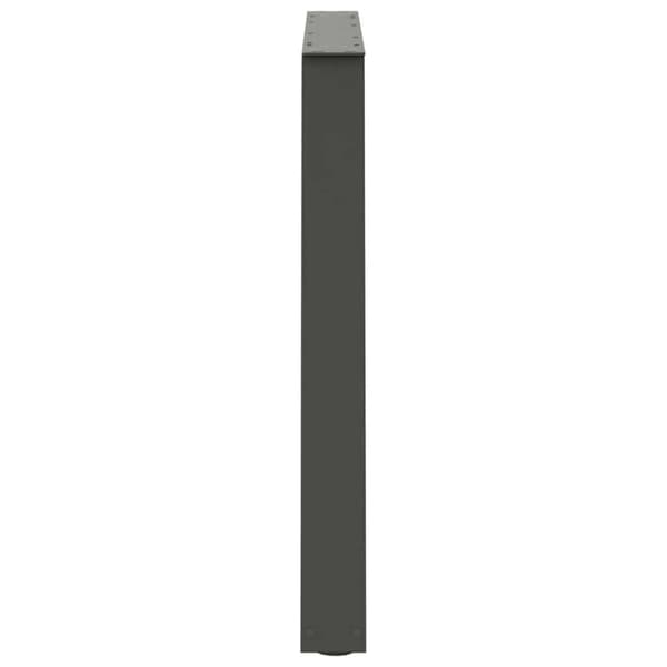 Matbordsben V-formade 2 st antracit 90x(72-73,3) cm stål