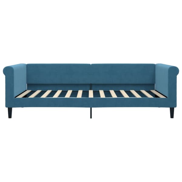 Dagbädd utdragbar blå 100x200 cm sammet