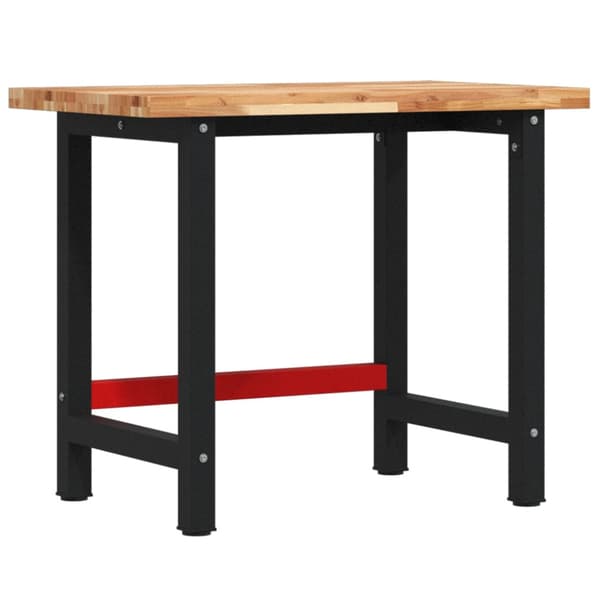 Arbetsbänk 100x60x83 cm massiv akacia rektangulär