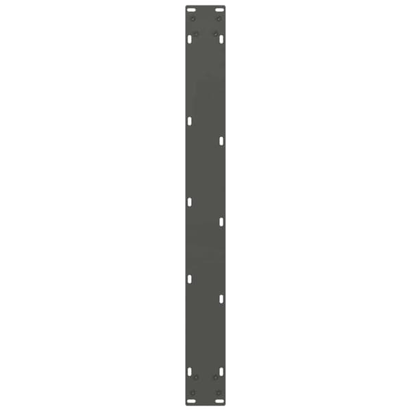 Matbordsben antracit 2 st 80x(72-73) cm stål