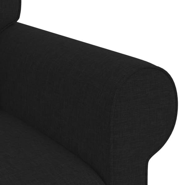 Soffa Svart 95 x 82 x 80 cm tyg