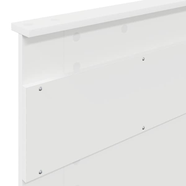 Huvudgavel Vit 100 cm Konstruerat trä