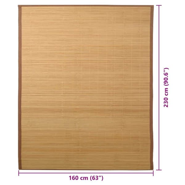 Bambumatta 160x230 cm brun