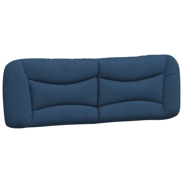 Bed Frame without Mattress "Hvar" Blue 160x200 cm Fabric