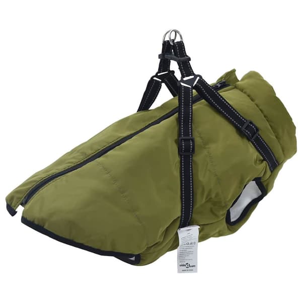Hund Kappa Armégrön L68 Fleece och Polyester