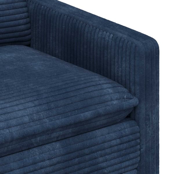 Soffa Mörkblå 156 x 81 x 87,5 cm Polyester