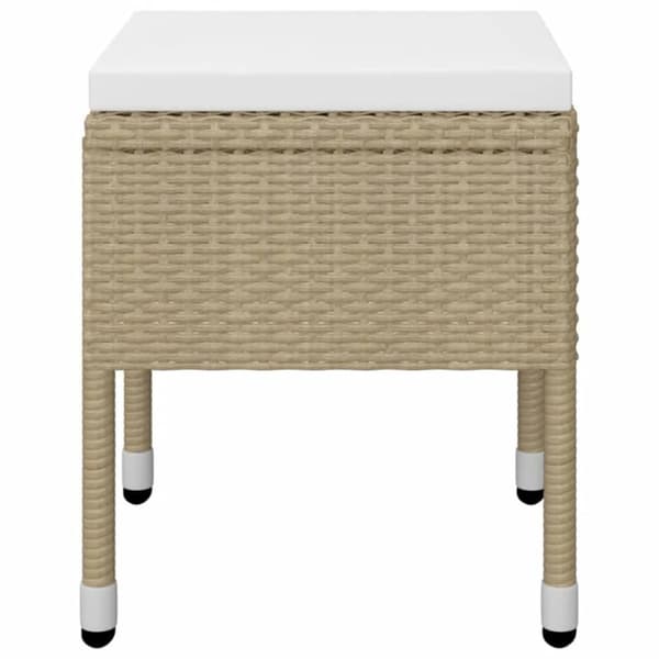 Matgrupp för trädgården 5 delar beige