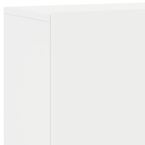 Väggmonterad tv-bänk vit 100x30x41 cm