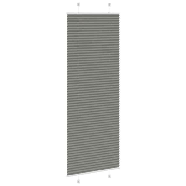 Plisserad persienn antracit 70x200cm tyg bredd 69,4cm polyester