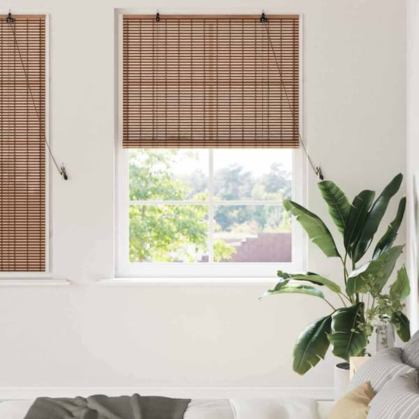 Rullgardin Brun 120 x 160 cm Bambu