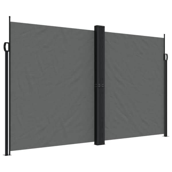 Infällbar sidomarkis antracit 200x1000 cm