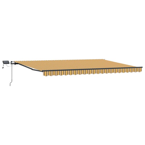 Utfällbar markis Flerfärgsdesign 500 ×300 cm tyg