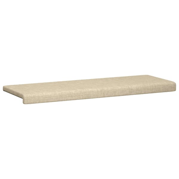 Bänk kudde Tyg Gräddvit Djup 35 cm