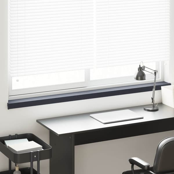 Fönsterbräda Anthracit med träådring 140 x 10 x 4,5 cm PVC