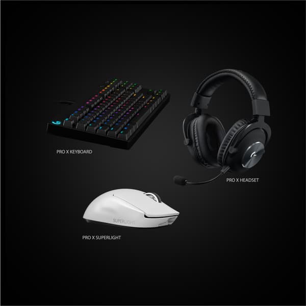 Logitech G Pro X Superlight datormöss högerhand RF Trådlös 25600 DPI