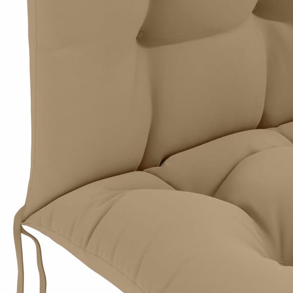 Solsängkudde PUTTEN 100% Polyester Taupe 48 x 112 x 10 cm
