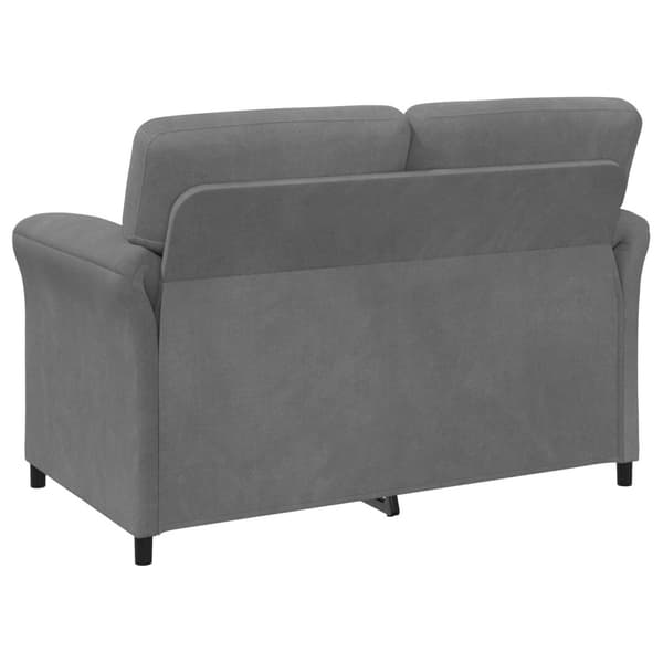 2-sits soffa Mörkgrå 138 x 83 x 95 cm Sammet