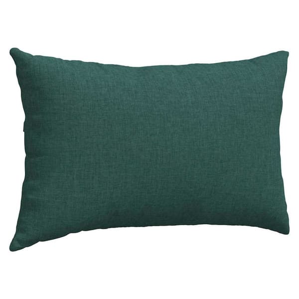 Sofakuddar 2 pcs Mörkgrön 50 x 30 cm tyg
