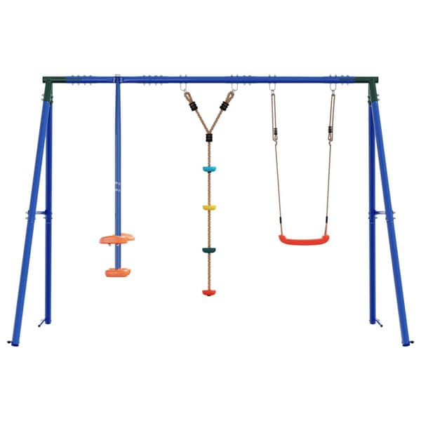 Utegunga set Flerfärgsdesign Stål och PE