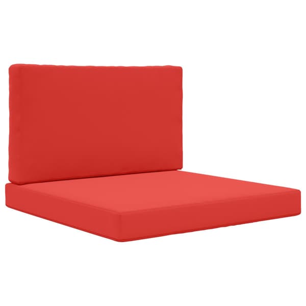 Utomhus Soffa Kudde 2 pcs Röd Polyester