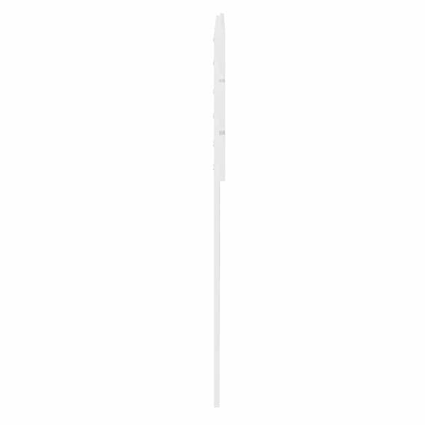 Huvudgavel Vit 100 cm Konstruerat trä