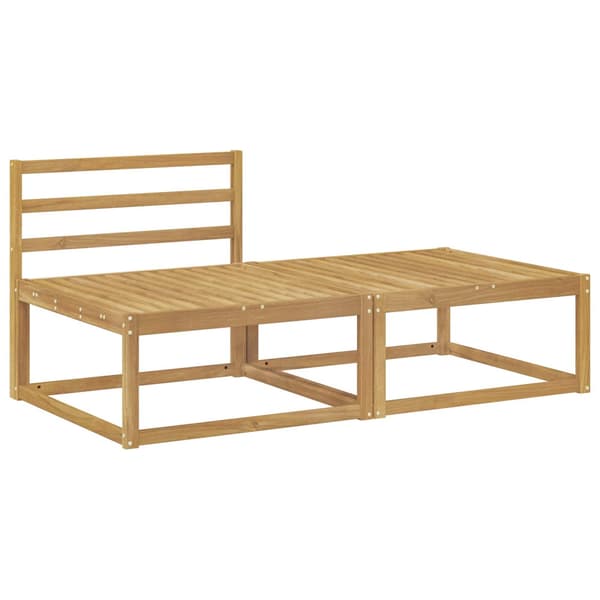 2 Stycke Utomhuspall Polyester Vit