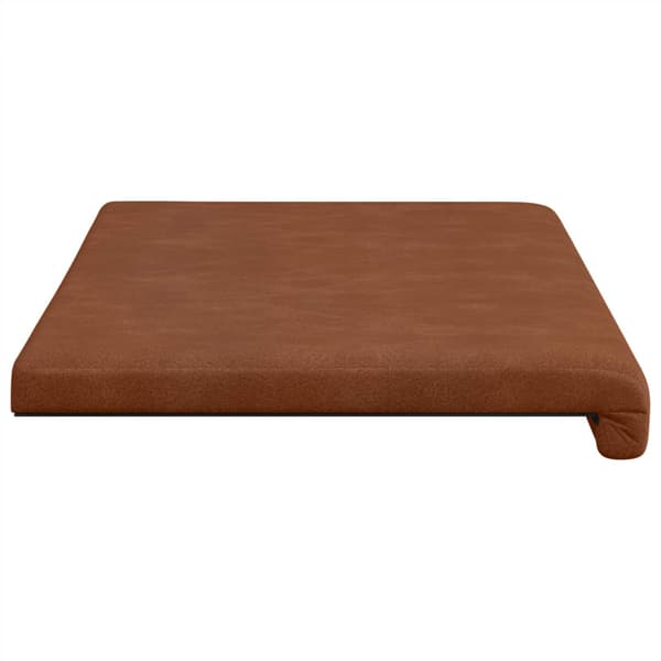 Bänk kudde Konstläder Brun Djup 35 cm