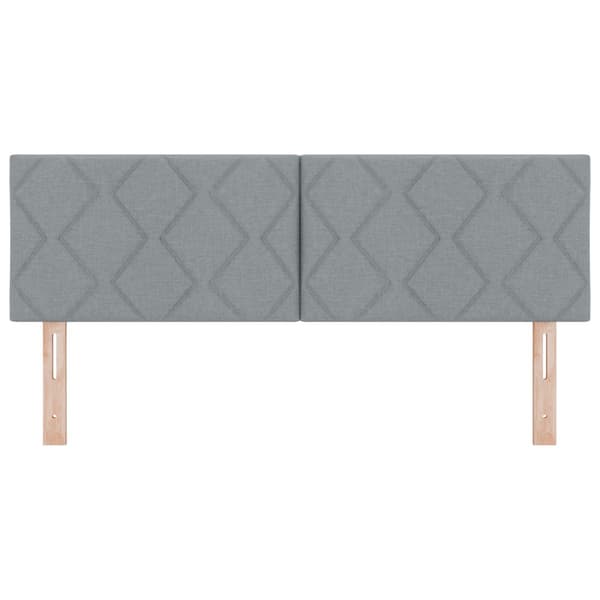 Huvudgavel Ljusgrå 160 cm tyg