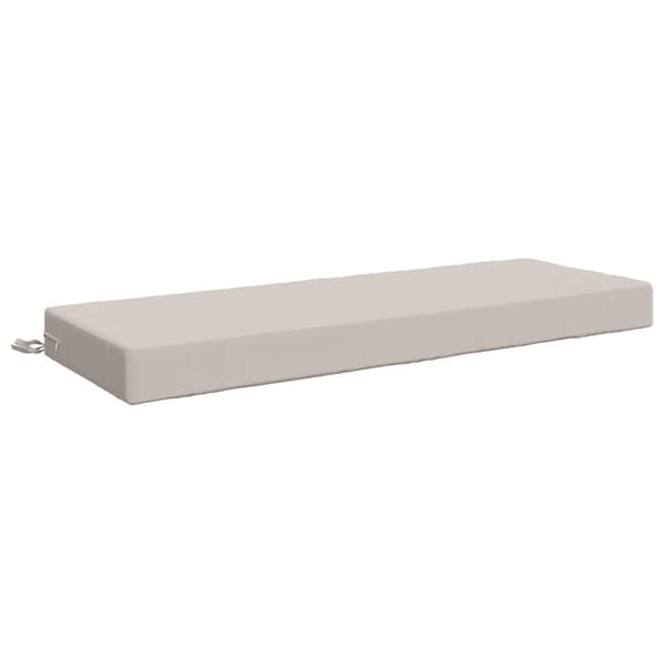 Sittkudde SOEST 100% Polyester Vit 120 x 40 x 10 cm