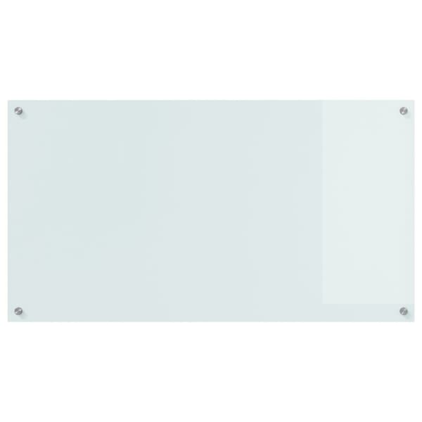 Köksskydd Vit 110 x 60 cm härdat glas