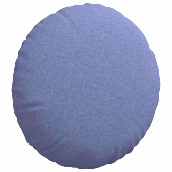 Sittkuddar 2 pcs Jeansblå Ø60 x 21 cm tyg