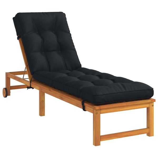 Solstol Kudde VIANEN 100% Polyester Mörkblå 200 x 55 x 8 cm