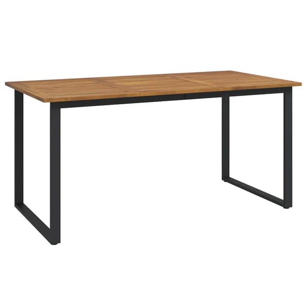 Trädgårdsmöbelset 5 pcs Grå Massivt Akaciaträ