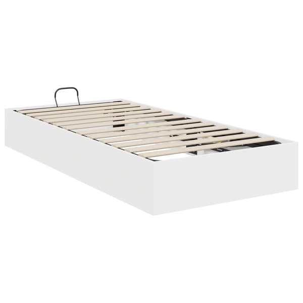 Ottoman Sängram Vit 193 x 90 x 25 cm Konstruerat trä