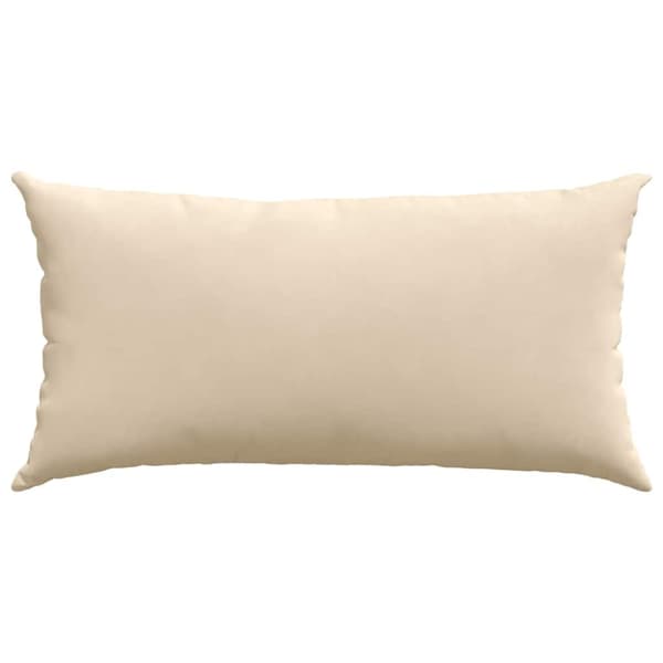 Sofakuddar 2 pcs Kräm 80 x 40 cm tyg