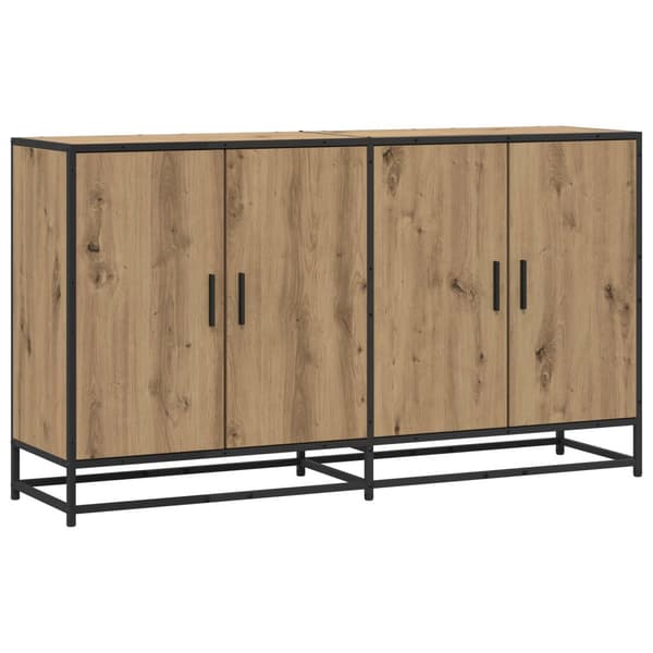 Sideboard Artisan-ek 134 x 35 x 76 cm Konstruerat trä