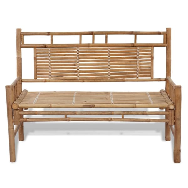 Trädgårdsbänk 120 cm bambu