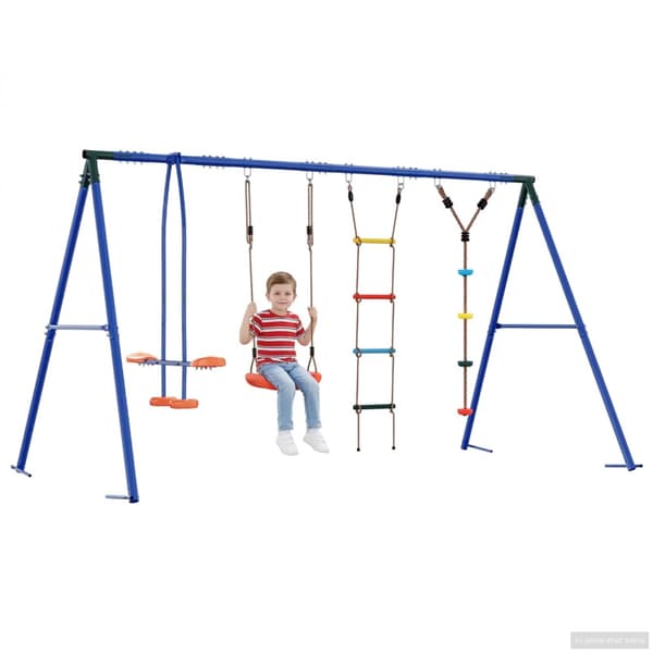 Utegunga set Flerfärgsdesign Stål och PE