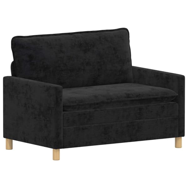 Soffa Svart 126 x 81 x 87,5 cm Polyester